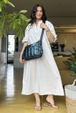 The Paloma Poplin Cotton Dress White